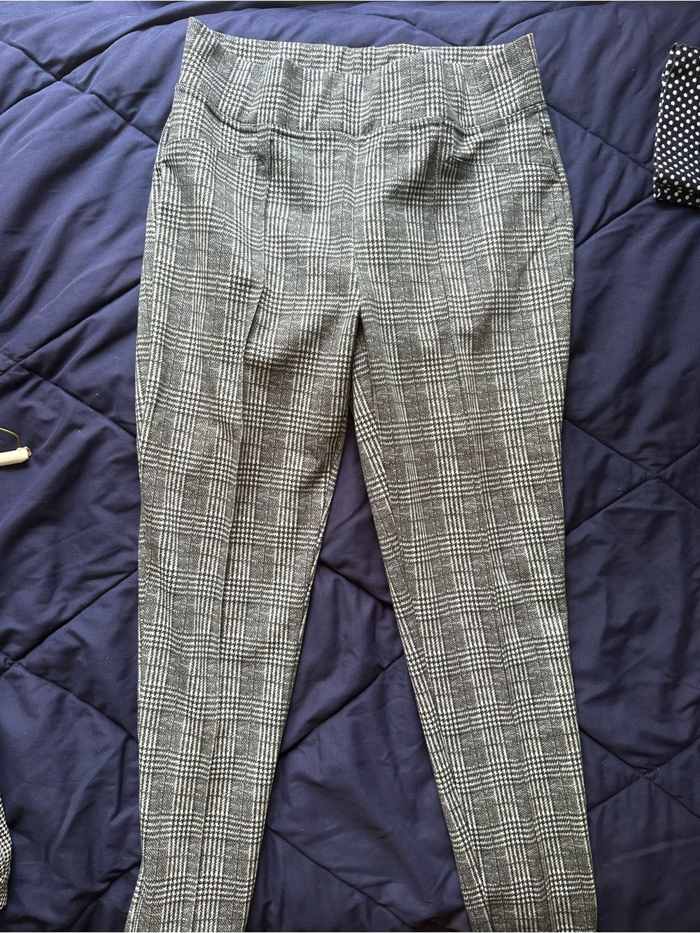 Seven7 Gray Plaid Skinny Pants